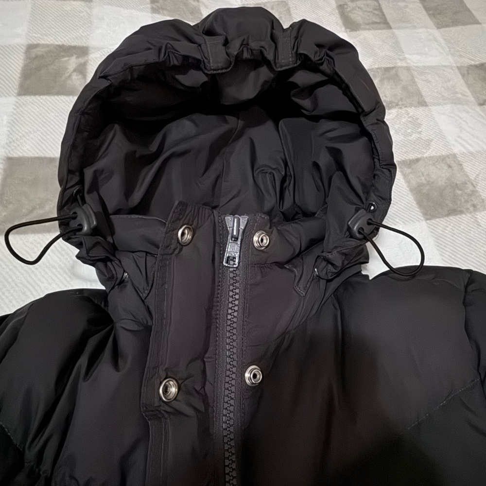 J Crew Women’s Dark Gray Full Length Puffer Jacket Medium - Picture 10 of 16